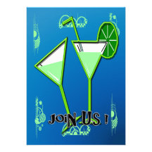 Margarita Cocktail Party Invitations