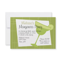 Margarita Party Personalized Invitation