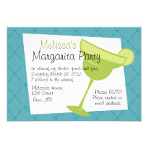 Margarita Party Personalized Announcement