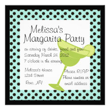 Margarita Party Personalized Announcements