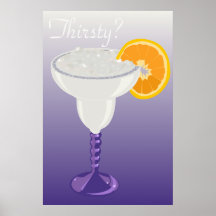 Margarita Poster in Purple