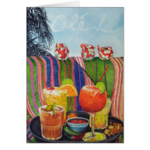 Margarita Tequila Ole ! Greeting Card
