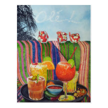 Margarita Tequila Ole ! Post Cards