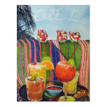 Margarita Tequila Ole ! Post Cards