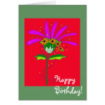 Marguerite de joyeux anniversaire cartes de vœux