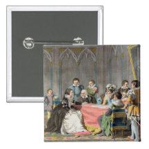 Marguerite de Valois (1553-1615) in front of the S Pinback Buttons