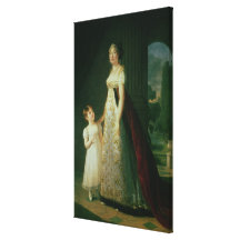 Maria Carolina Bonaparte, Queen of Naples Canvas Print