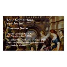 Maria De' Medici Is Regent Of France By Rubens Business Card Template