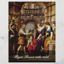 Maria De' Medici Is Regent Of France By Rubens Full Color Flyer