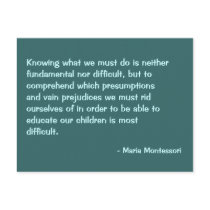 Maria Montessori Quote No. 2 Post Card