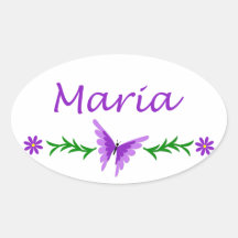 Maria (papillon pourpre) adhésifs