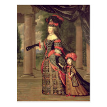 Maria Theresa  wife of Louis XIV postcards