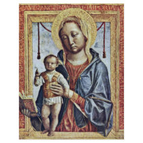 Maria With The Book And Christ Blessing Boy By Fop Flyer Design