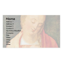 Maria With The Child Squatting By Albrecht Dürer Business Card