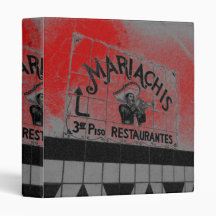 Mariachis Vinyl Binder