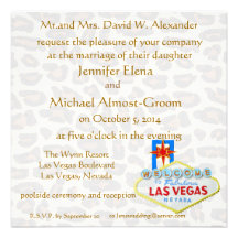 Mariage de fourrure de léopard de Las Vegas Bristol