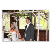 MARIAGE DE KAYE-HOLDEN : LAURIE-GREG SOUS L'AUVENT  TIRAGE PHOTO