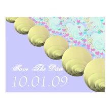 Mariage de plage de coquillages carte postale