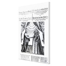 Mariage de princesse Elizabeth Impression Sur Toile