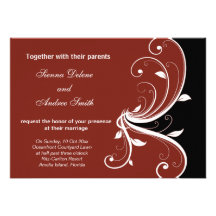 Mariage de remous invitations