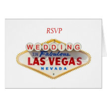 MARIAGE de RSVP dans la carte fabuleuse de Las Veg