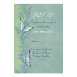 Mariage floral en pastel de papillon - RSVP Invitations Personnalisables