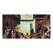 Mariage juif (après Delacroix) par Pierre-Auguste Photocarte Customisée