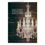 mariage pourpre de lustre de barnwood vintage cartes
