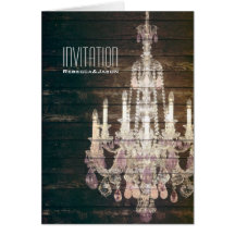 mariage pourpre de lustre de barnwood vintage cartes