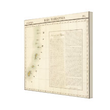Mariana Islands Oceania no 5 Stretched Canvas Print