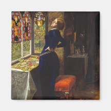 Mariana - John Everett Millais Fridge Magnets