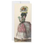 Marie Antionette Black Poodle 18th Century Costume rack cards