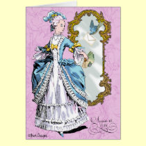 Marie Antoinette and Bluebird cards