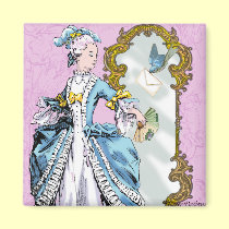 Marie Antoinette and Bluebird magnets