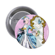 Marie Antoinette and Bluebird buttons