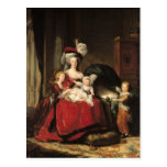 Marie-Antoinette  and her Children, 1787 Postcard