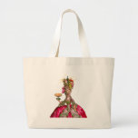 Marie Antoinette and Peacock Tote Bag