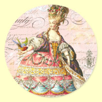 Marie Antoinette and Pink Paris stickers