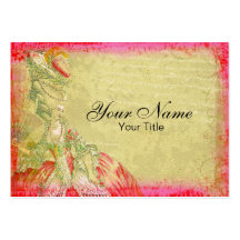 Marie Antoinette Antique Business Card