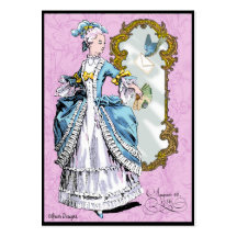 Marie Antoinette & Bluebird Business Cards