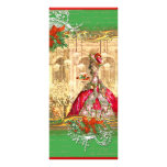 Marie Antoinette Bookmark Christmas Party Customized Rack Card