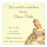 Marie Antoinette Bridal Shower Invitation
