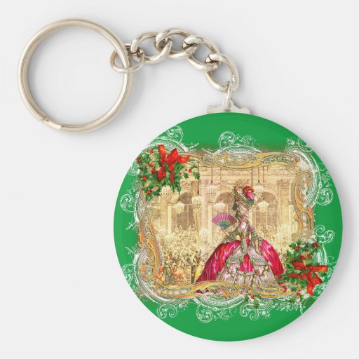 Marie Antoinette Christmas Ball Key Chains