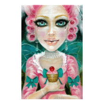 Marie Antoinette dans le jardin Personalized Stationery