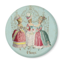 Marie Antoinette French Paris Ladies Magnets
