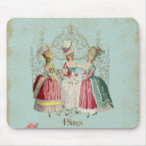 Marie Antoinette French Paris Ladies Mouse Pads