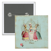 Marie Antoinette French Paris Ladies Pin