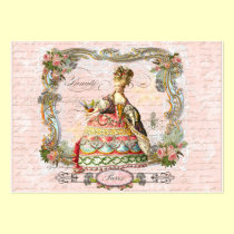 Marie Antoinette French Script Business Cards business cards