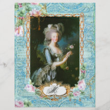 Marie Antoinette French Stationery and Cards Full Color Flyer