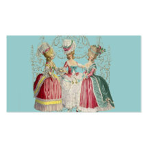 Marie Antoinette Girls Business Cards
